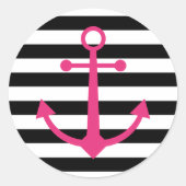 Zwart-wit anker stickers (Voorkant)