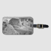 Zwart-wit Ansel Adams-canyonfoto Bagagelabel (Voorkant (horizontaal))