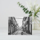 Zwart-wit ansichtkaart uit Portugal Briefkaart (Staand voorkant)