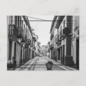 Zwart-wit ansichtkaart uit Portugal Briefkaart (Voorkant)
