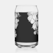 Zwart-wit ansichtkaartontwerp blikvorm glas (Links)