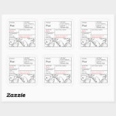 Zwart & Wit Apotheek Peer label (Vel)
