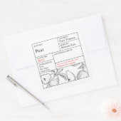 Zwart & Wit Apotheek Peer label (Envelop)