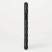 Zwart-Wit Arabesk Sterren Persoonlijk Case-Mate iPhone Case (Achterkant/rechts)