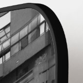 Zwart-wit architecturaal  pickleball paddle (Links Detail)