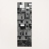Zwart-wit architecturaal  yogamat (Voorkant)