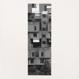 Zwart-wit architecturaal  yogamat