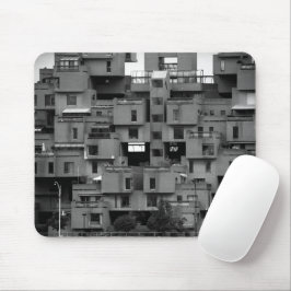 Zwart-wit architectuur muismat