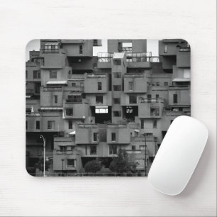 Zwart-wit architectuur muismat
