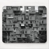 Zwart-wit architectuur muismat (Voorkant)