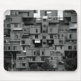 Zwart-wit architectuur muismat