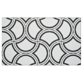 Zwart-wit art deco patroon stof (Fat Quarter)