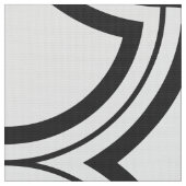 Zwart-wit art deco patroon stof (Close Up)