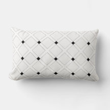 Zwart-wit Art Deco vierkant patroon