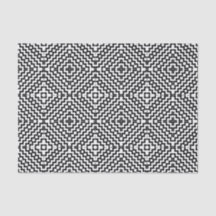 Zwart-wit Aztec-ontwerp