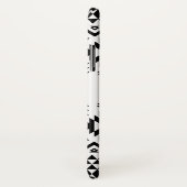 Zwart-wit Azteeks geometrisch vectorpatroon Case-Mate iPhone Case (Achterkant / rechts)