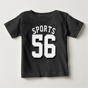 Zwart-wit Baby   Sport Jersey Design