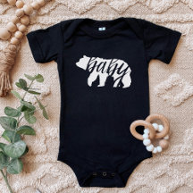 Zwart-wit Babybeer Matching Familie