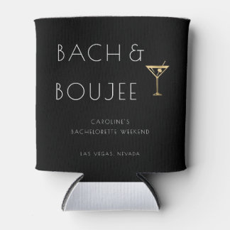 Zwart-wit Bach en Boujee Bachelorette Party Blikjeskoeler