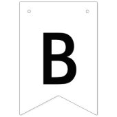 Zwart-wit BACHELOR PARTY Vlaggetjes (Tweede vlag)