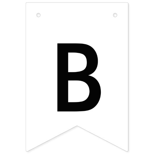 Zwart-wit BACHELOR PARTY Vlaggetjes (Tweede vlag)