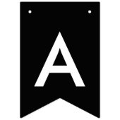 Zwart-wit BACHELOR PARTY Vlaggetjes (Derde vlag)