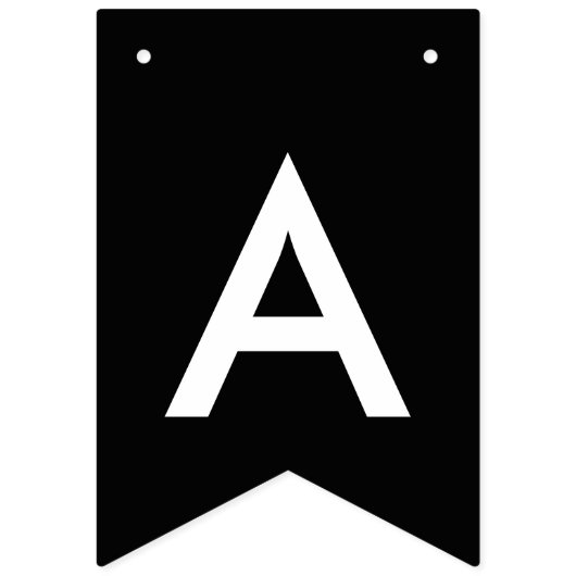 Zwart-wit BACHELOR PARTY Vlaggetjes (Derde vlag)