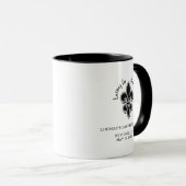 Zwart-wit Bachelorette Party Favorieten Mok (Voorkant rechts)