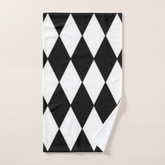 Zwart-wit Bad Handdoek (Handdoek)