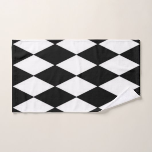 Zwart-wit Bad Handdoek (Handdoek)