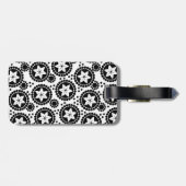 Zwart wit Bagagelabel (Achterkant horizontaal)