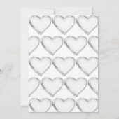 Zwart-wit ballon 1e verjaardagsfeestje kaart (Achterkant)