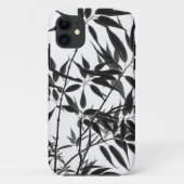 Zwart-wit Bamboe Plant Case-Mate iPhone Case (Achterkant)