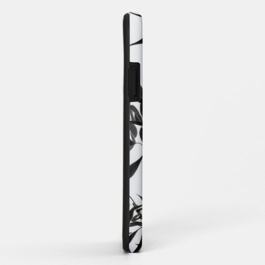 Zwart-wit Bamboe Plant Case-Mate iPhone Case (Achterkant/rechts)
