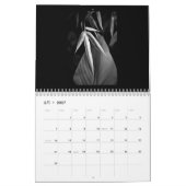 Zwart-wit Bamboo Zen 2025 Kalender (Feb 2027)