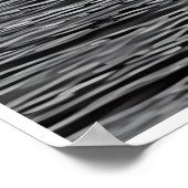 Zwart-wit Barrel Wave Foto - Dramatische Oceaan Poster (Hoek)