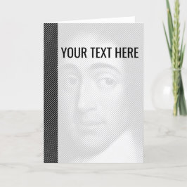 Zwart Wit Baruch Spinoza Portret Aankondiging