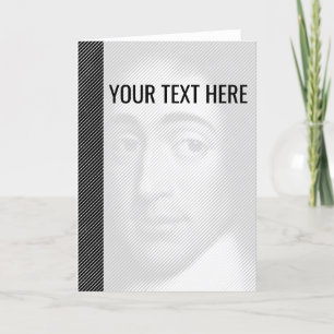 Zwart Wit Baruch Spinoza Portret Aankondiging