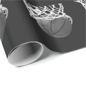 Zwart-wit basketbal inpakpapier (Rol Hoek)
