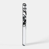 Zwart & Wit Basketbal iPhone 15 Case (Rechterkant)