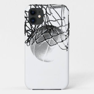 Zwart & Wit Basketbal iPhone 5 Hoesje