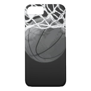 Zwart & Wit Basketbal iPhone 7 Hoesje