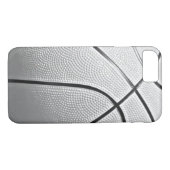 Zwart & Wit Basketbal iPhone 7 Hoesje (Achterkant (Horizontaal))
