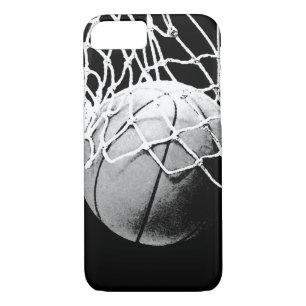 Zwart & Wit Basketbal iPhone 7 Hoesje