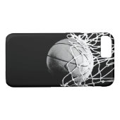 Zwart & Wit Basketbal iPhone 7 Hoesje (Achterkant (Horizontaal))