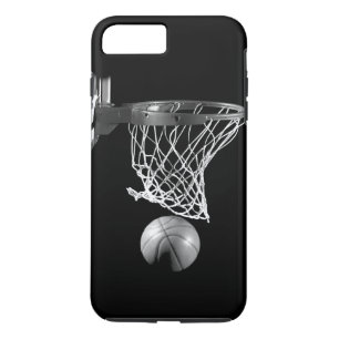 Zwart & Wit Basketbal iPhone 7 Plus Hoesje