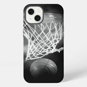 Zwart & Wit Basketbal iPhone 13 Hoesje