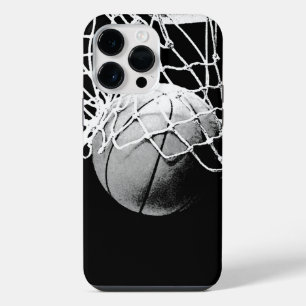 Zwart & Wit Basketbal iPhone 14 Pro Max Hoesje