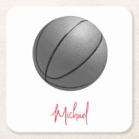 Zwart & Wit Basketbal Jouw naam Custom