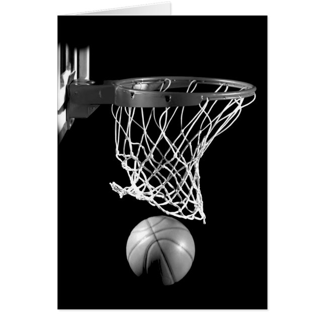 Zwart-wit Basketball (Voorkant)